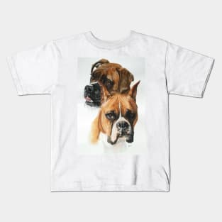 Double Boxer Kids T-Shirt